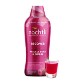 Nochtli Recover frente de la botella mostrando etiqueta clara y beneficio natural