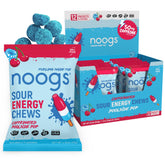 Noogs empaque frontal mostrando la marca y sabor ice pop sour, ideal para identificar producto