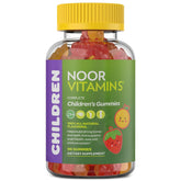 Noor Vitamins envase frontal mostrando 90 gomitas y certificación halal