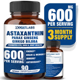 Nootrilabs Naturals frasco delante mostrando 90 cápsulas y beneficios diarios