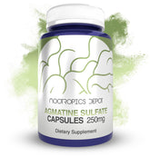 Nootropics Depot frasco frontal mostrando 120 cápsulas y diseño de etiqueta claro