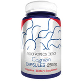 Nootropics Depot frontal del envase mostrando marca y presentación, beneficio claridad mental