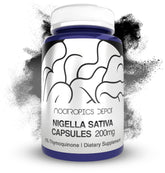 Nootropics Depot frasco delantero mostrando diseño y beneficios claros