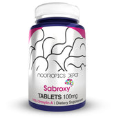Nootropics Depot Sabroxy frente del empaque, presentación clara y confianza