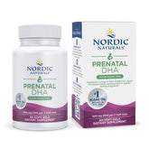 Nordic Naturals envase frontal prenatal DHA mostrando información clara