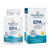 Nordic Naturals botella frontal mostrando etiqueta clara y beneficios