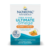 Nordic Naturals envase frontal mostrando beneficios omega‑3 y sin azúcar