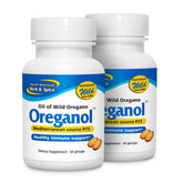 NORTH AMERICAN HERB & SPICE frasco frontal con Oreganol P73 mostrando presentación