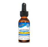 NORTH AMERICAN HERB & SPICE aceite de orégano envase frontal mostrando etiqueta clara y natural