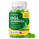 Novafun gomitas DGL vista frontal del envase mostrando presentación y beneficios