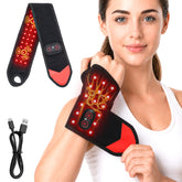 Novalume vista frontal del brazalete mostrando LEDs y cierre, comodidad inmediata