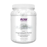 NOW copos de magnesio frontal del envase mostrando pureza y cantidad