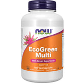 NOW ecoGreen multi frente del envase mostrando diseño y beneficios