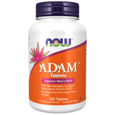 NOW Foods ADAM vista frontal del frasco, claridad de etiquetado y uso diario