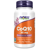 NOW Foods frasco delantero mostrando 120 cápsulas veganas y beneficios