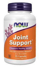 NOW Foods envase frontal Joint Support mostrando diseño y cantidad