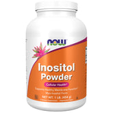 NOW Foods frasco frontal mostrando empaque y tamaño de 1 libra, confianza de marca