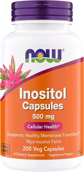NOW Foods frente del envase mostrando 200 cápsulas y beneficio de suministro prolongado