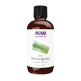 NOW Foods botella frontal de aceite de lemongrass, aroma energizante
