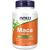 NOW Foods envase frontal mostrando 250 cápsulas vegetales, beneficio de suministro prolongado
