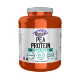 NOW Foods envase frontal muestra proteína de guisante, beneficios de pureza