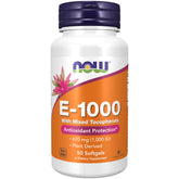 NOW Foods botella frontal mostrando 50 cápsulas y beneficios antioxidantes