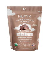 NUFYX envase frontal Dreamy Chocolate mostrando etiqueta y beneficios