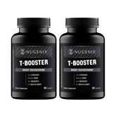 Nugenix frasco frontal mostrando la marca y beneficios visuales