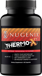 Nugenix Thermo-X vista frontal del envase con diseño claro y profesional