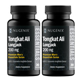Nugenix envase frontal mostrando 60 cápsulas y concentración 200 mg
