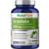 NusaPure frasco frontal mostrando cápsulas y conveniencia