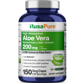 NusaPure vista frontal del envase con 150 cápsulas, claridad y conveniencia