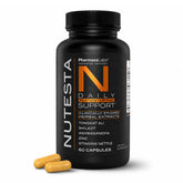 Nutesta frontal del envase mostrando marca y beneficio de energía