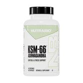 NutraBio envase frontal que muestra 600 mg y 60 cápsulas, claridad de dosis