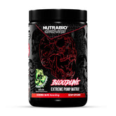 NutraBio envase frontal mostrando la marca y beneficio de pumps intensos