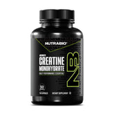 NutraBio caja frontal del producto mostrando nombre y formato en cápsulas, beneficio de conveniencia