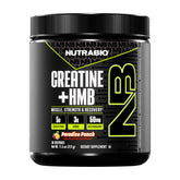 NutraBio envase frontal Paradise Punch mostrando la marca y beneficio de fuerza