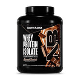 NutraBio envase frontal gourmet chocolate mostrando tamaño y diseño