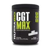 NutraBio frasco frontis mostrando el envase y beneficios para entrenar