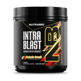 NutraBio envase frontal de Intra Blast Colada Crush mostrando etiqueta y beneficios