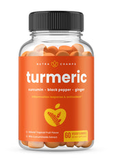 NutraChamps caja frontal mostrando gominolas veganas y beneficios