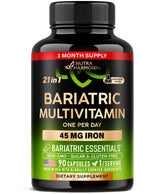 NUTRAHARMONY frasco delantero mostrando 90 cápsulas y beneficio de soporte bariátrico
