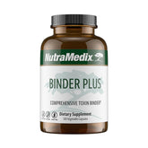 NutraMedix Binder Plus vista frontal del envase con información clara y diseño profesional