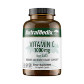 NutraMedix frasco frontal mostrando la etiqueta clara y beneficios