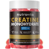 Nutravita frasco frontal que muestra 120 gominolas y marca NSF