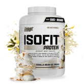 Nutrex Research IsoFit frente del envase mostrando el diseño y tamaño para ahorro