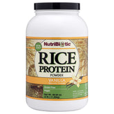 NutriBiotic frontal del envase mostrando etiqueta clara y beneficios principales