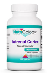 Allergy Research Group NutriCology frasco frontal con etiqueta clara y beneficios visibles