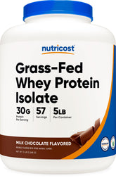 Nutricost envase frontal de aislado de suero con beneficios de proteína pura
