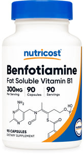 Nutricost frasco delante muestra etiqueta y beneficios de calidad